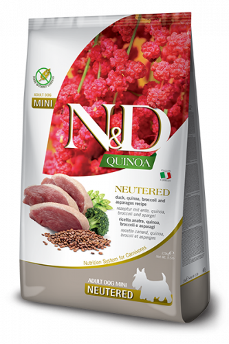 N&D Dog Quinoa Duck Neutered Adult Mini
