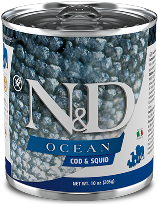 N&D Ocean Dog Wet Cod & Squid