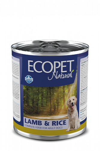 Ecopet Natural Dog Wet Lamb & Rice