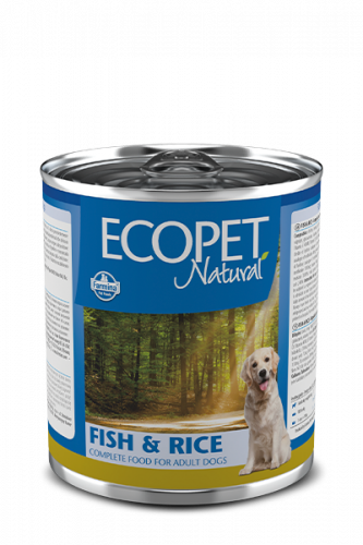 Ecopet Natural Dog Wet Fish & Rice