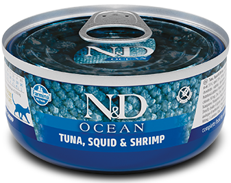 N&D Ocean Cat Wet Tuna, Squid & Shrimp